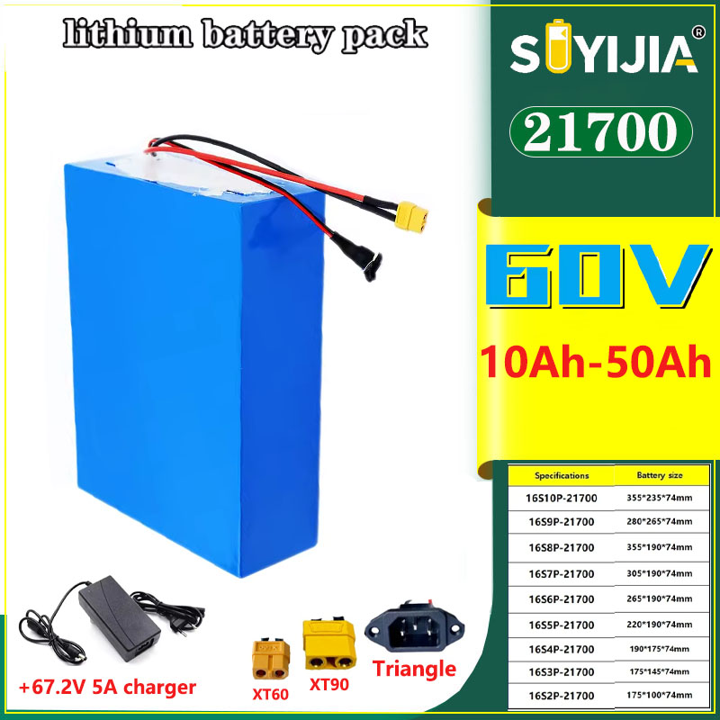 Baterai Li-ion 21700 60V 50Ah  - 60V 30Ah Electric Scooter Battery ulasan dan harga