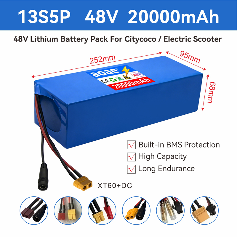 Baterai Skuter Listrik 48V 13S - 60V 30Ah Electric Scooter Battery ulasan dan harga